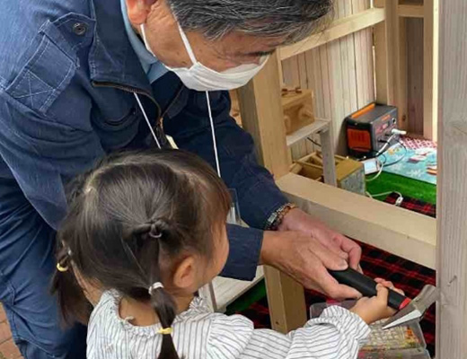 釘打ち体験